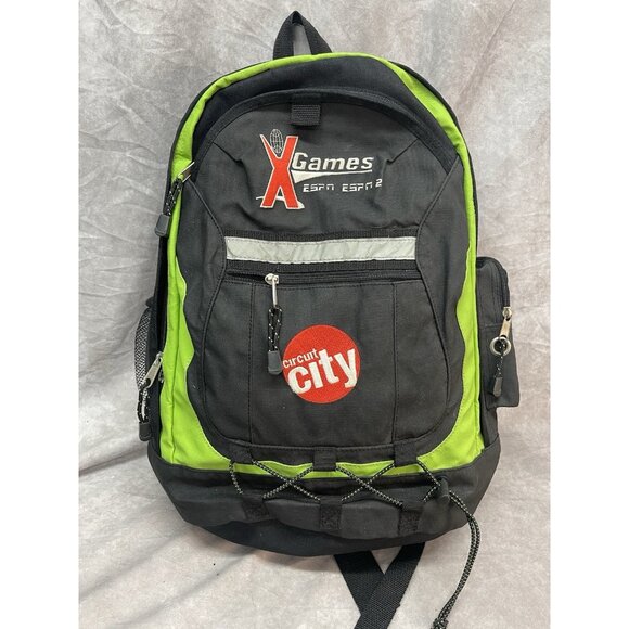 Vintage X Games ESPN Circuit City Mini Backpack 90s Y2K Promo Bag Monster Energy